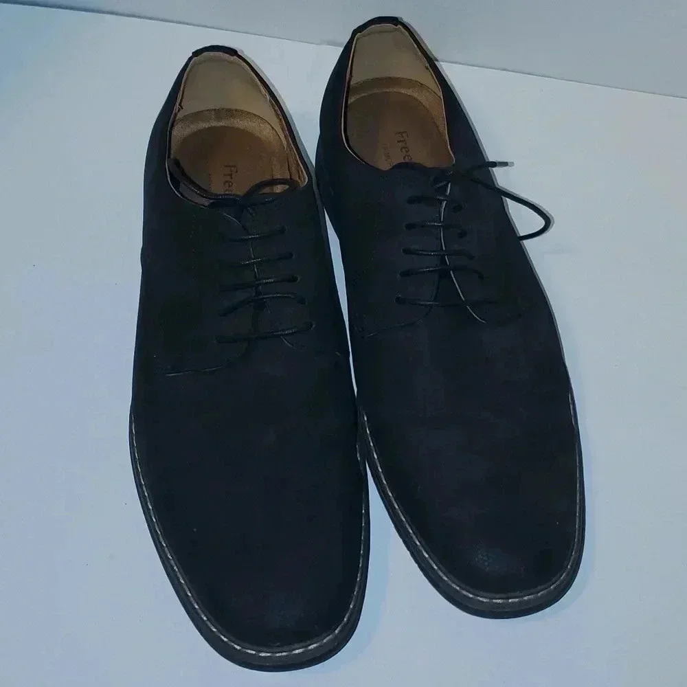 Freeman Mens Milton Memory Foam Dress Oxford 10.5 W